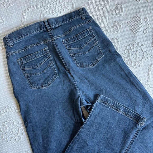 Christopher & Banks womens size 12 medium wash stretch high rise boyfriend jeans - Picture 1 of 9